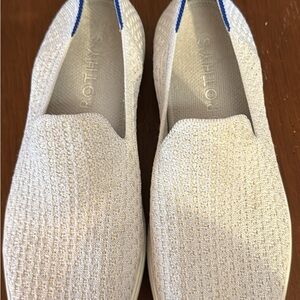Rothy's Slip-On Knit Loafers in Ivory size 8